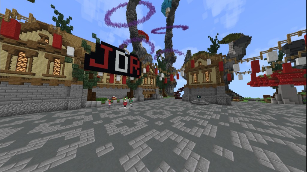 Spawn hub plaza